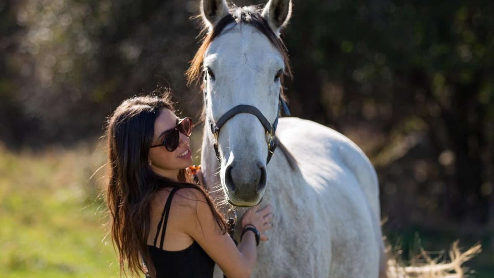 Christina with a horse